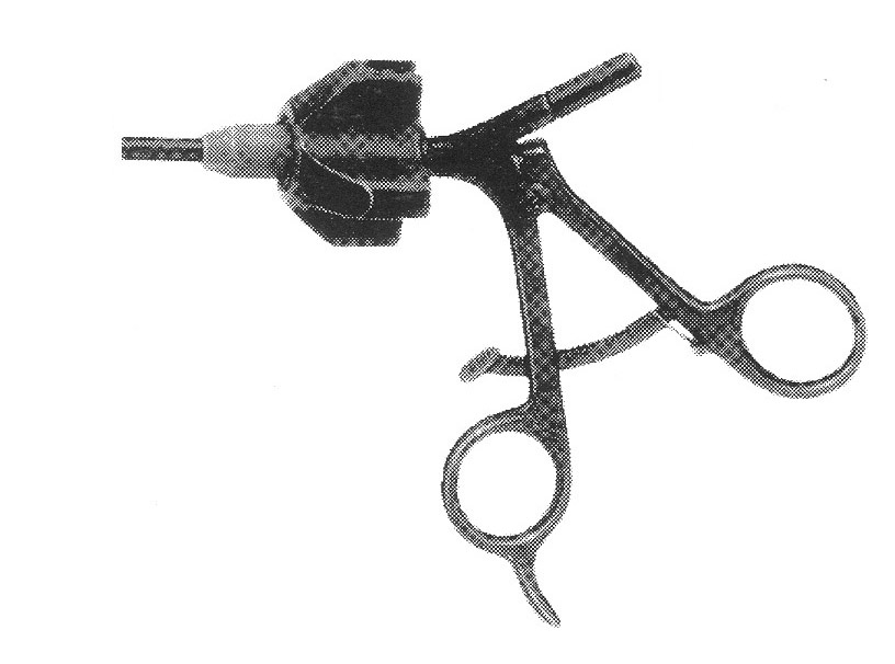 İZOLELİ ENDO  KAVRAMA FORSEPS G MODEL SAP ÇAP: 10MM L:43CM